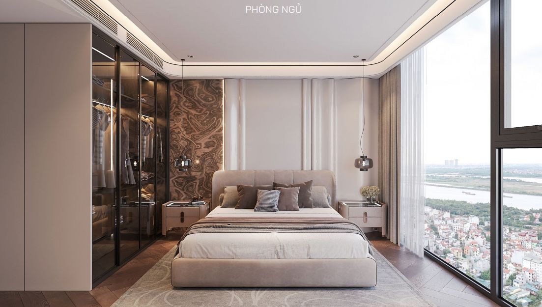 Bán căn hộ 1 ngủ ban công Đông Nam diện tích 47.6m2 view Ciputra tầng thấp Sunshine Continental